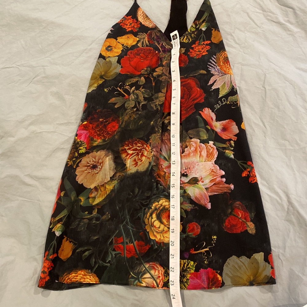 🌺 Alice and Olivia Silk Moody Floral Dress 🌺 - Picture 6 of 6